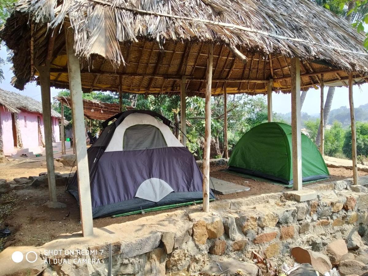 Drunken Monkey Camping Site Hotel Hampi Buitenkant foto