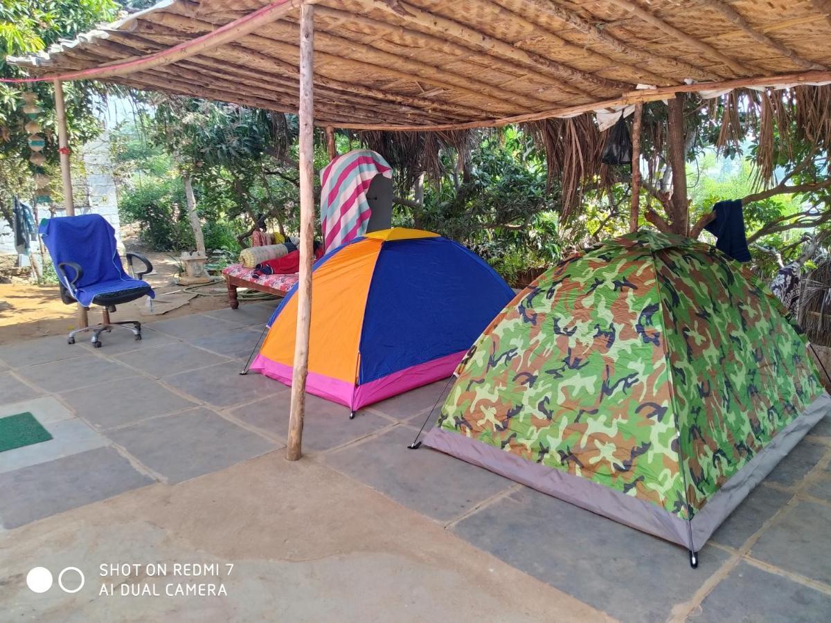 Drunken Monkey Camping Site Hotel Hampi Buitenkant foto